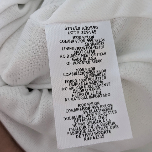 NEW AQUA White Silver Sequined Embellished Strapless Maxi Gown Dress #A20590 - Picture 8 of 8